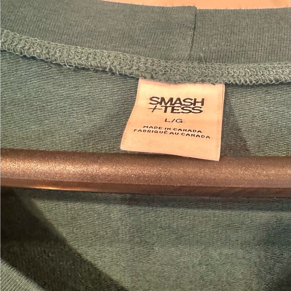 Smash + Tess Aubrey Green Midi Dress with long sleeves and side ruching - Picture 4 of 7